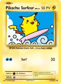 Pikachu Surfeur 111/108