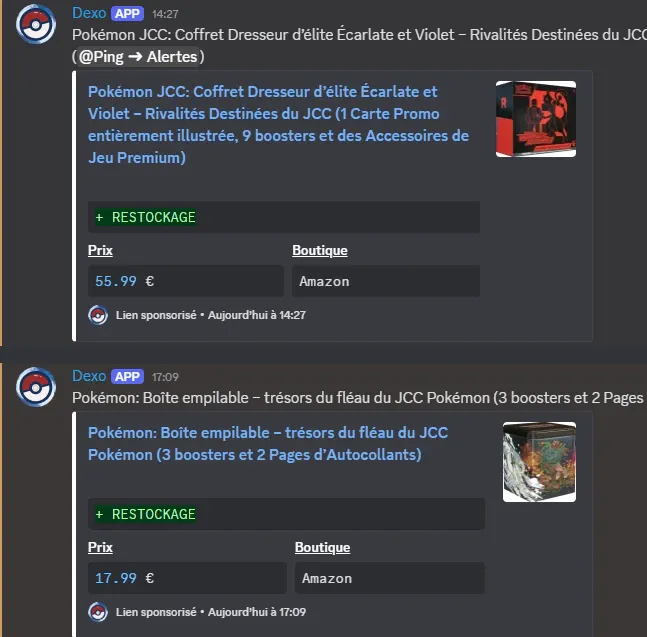 Serveur Discord Pokémon DexoCard - Alertes et Communauté