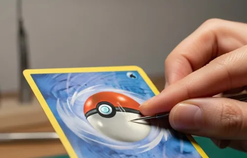 Restauration d'une carte Pokémon