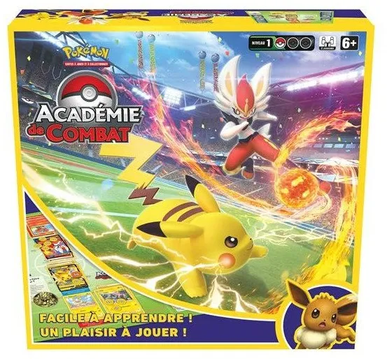 Pokémon - Coffret Académie de combat Pikachu & Pyrobut