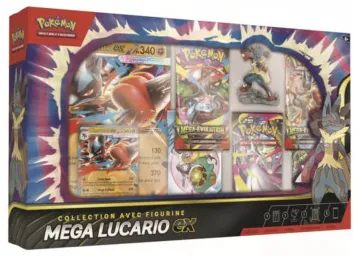 Collection avec figurine Mega Lucario-EX