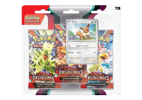Tri-Pack Écarlate et Violet Flammes Obsidiennes