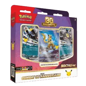 Pokemon Deck Noctali ex 30 Ans