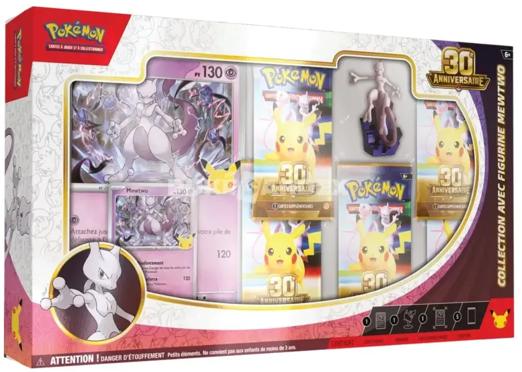 30 ans - Collection Avec Figurine Mewtwo